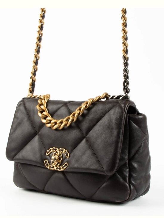 CHANEL Handbags - Chanel Medium 19 Flap Bag brown